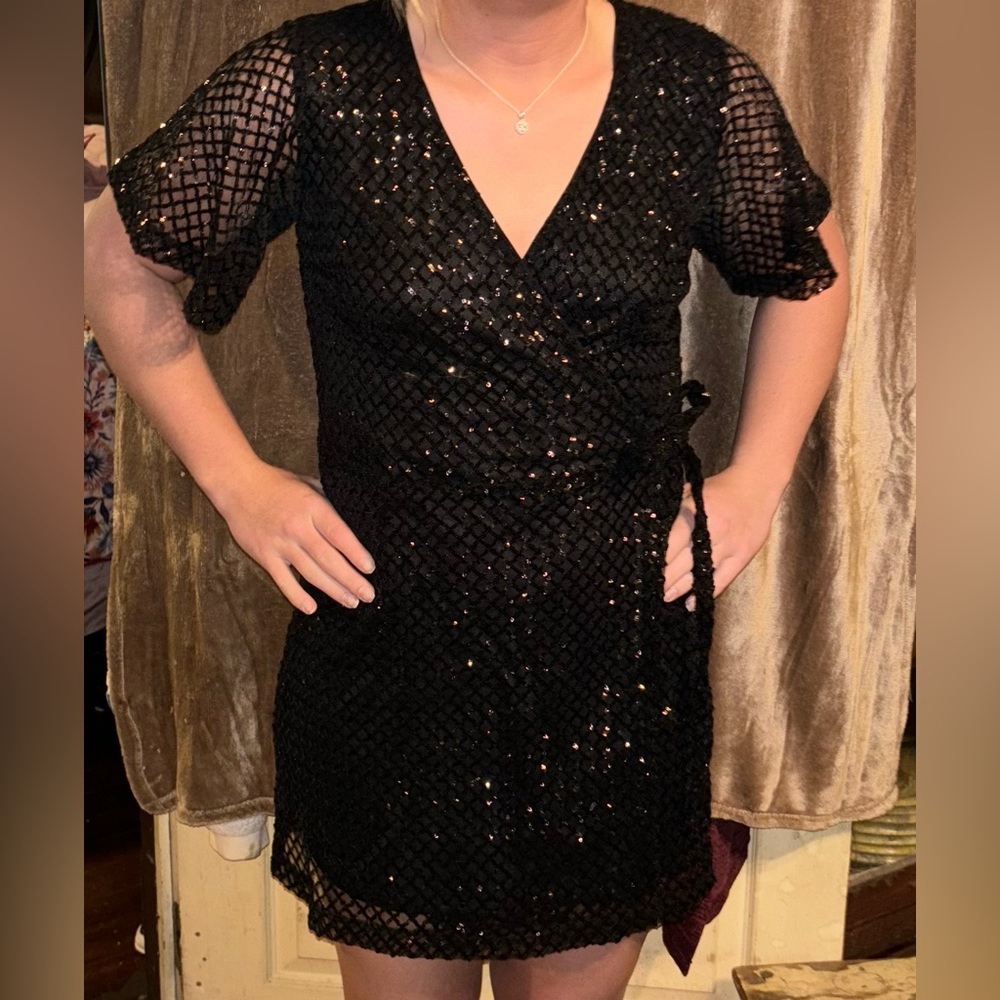 Black tie dress